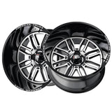 1 X AMERICAN TRUXX RESTLESS 24X14 8-170 125.2 Hub -76 Offset Black Wheel Rim