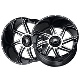 1 X AMERICAN TRUXX VORTEX 22X12 6-135 87.1 Hub -44 Offset Black Wheel Rim