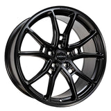 1 X Anovia AN-10 19X8.5 5x112 0 Hub 35 Offset Black Wheel Rim