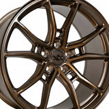 1 X Anovia AN-10 19X9.5 5x120 0 Hub 35 Offset Bronze Wheel Rim