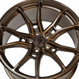 1 X Anovia AN-10 19X9.5 5x112 0 Hub 35 Offset Bronze Wheel Rim