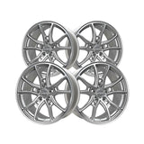 1 X Anovia AN-10 18X9.5 5x4.5 0 Hub 35 Offset Silver Wheel Rim