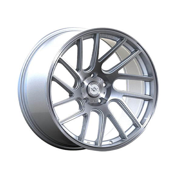 1 X Anovia Elder 20X10 5x112 0 Hub 40 Offset Silver Wheel Rim