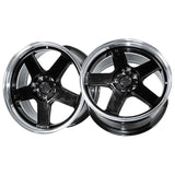 1 X Anovia Highball 18X8.5 5x4.5 0 Hub 35 Offset Black Wheel Rim