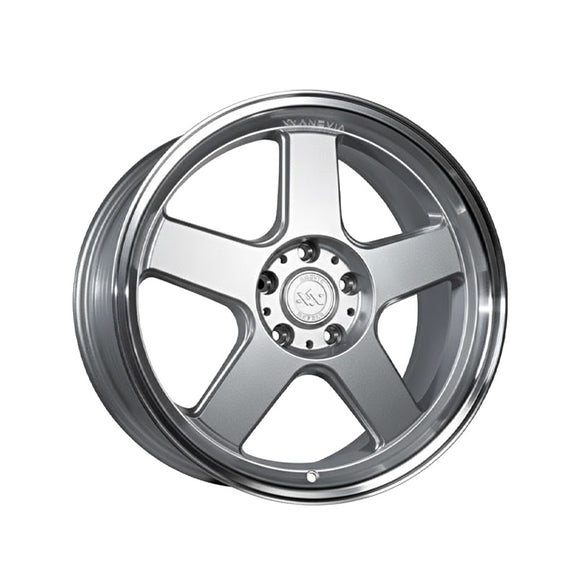 1 X Anovia Highball 18X9.5 5x4.5 0 Hub 22 Offset Silver Wheel Rim