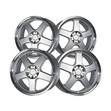 1 X Anovia Highball 18X9.5 5x4.5 0 Hub 35 Offset Silver Wheel Rim