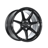1 X Anovia Kano 17X8 5x4.5 0 Hub 35 Offset Black Wheel Rim