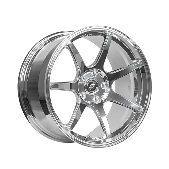 1 X Anovia Kano 15X8 4x4.5 0 Hub 25 Offset Chrome Wheel Rim