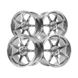 1 X Anovia Kano 18X10.5 5x4.5 0 Hub 22 Offset Chrome Wheel Rim
