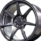 1 X Anovia Kano 18X9.5 5x100 0 Hub 35 Offset Gray Wheel Rim