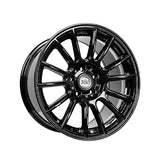 1 X Anovia Kenzo 17X8 5x4.5 0 Hub 35 Offset Black Wheel Rim