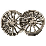 1 X Anovia Kenzo 17X8 5x4.5 0 Hub 35 Offset Bronze Wheel Rim