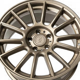 1 X Anovia Kenzo 17X8 5x4.5 0 Hub 35 Offset Bronze Wheel Rim