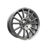 1 X Anovia Kenzo 17X8 5x100 0 Hub 35 Offset Gray Wheel Rim