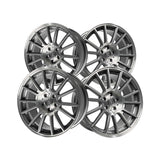 1 X Anovia Kenzo 17X8 5x100 0 Hub 35 Offset Gray Wheel Rim