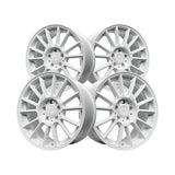 1 X Anovia Kenzo 17X8 5x4.5 0 Hub 35 Offset White Wheel Rim