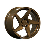 1 X Anovia Kinetic 18X9.5 5x4.5 0 Hub 35 Offset Bronze Wheel Rim