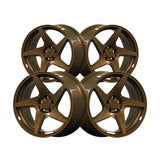 1 X Anovia Kinetic 18X9.5 5x4.5 0 Hub 35 Offset Bronze Wheel Rim