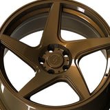 1 X Anovia Kinetic 18X9.5 5x4.5 0 Hub 35 Offset Bronze Wheel Rim