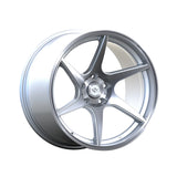 1 X Anovia Titan 18X9.5 5x100 0 Hub 38 Offset Silver Wheel Rim