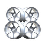 1 X Anovia Titan 18X9.5 5x100 0 Hub 38 Offset Silver Wheel Rim