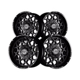 1 X Anthem Off-Road Avenger 18X9 6x5.5 0 Hub 18 Offset Black Wheel Rim