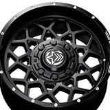 1 X Anthem Off-Road Avenger 18X9 8x180 0 Hub 18 Offset Black Wheel Rim