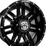 1 X Anthem Off-Road Equalizer 18X9 8x170 0 Hub 0 Offset Black Wheel Rim