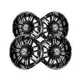 1 X Anthem Off-Road Equalizer 20X12 8x170 0 Hub -44 Offset Black Wheel Rim