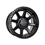 1 X Anthem Off-Road Helo 20X9 8x170 0 Hub 0 Offset Black Wheel Rim