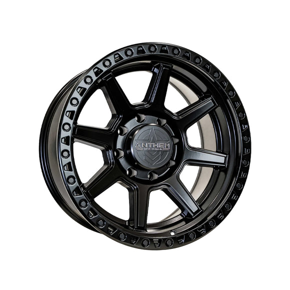 1 X Anthem Off-Road Helo 18X9 6x135 0 Hub 18 Offset Black Wheel Rim
