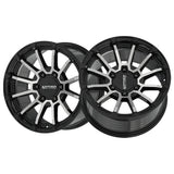 1 X Anthem Off-Road Raider 17X9 8x6.5 0 Hub -12 Offset Black Wheel Rim