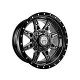 1 X Anthem Off-Road Rogue 20X9 8x6.5 0 Hub 0 Offset Black Wheel Rim