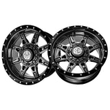1 X Anthem Off-Road Rogue 20X9 8x6.5 0 Hub 0 Offset Black Wheel Rim