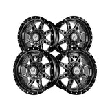 1 X Anthem Off-Road Rogue 20X9 8x6.5 0 Hub 0 Offset Black Wheel Rim