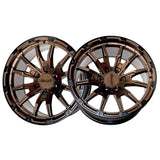 1 X Anthem Off-Road Talon 18X9 6x135 0 Hub -12 Offset Bronze Wheel Rim
