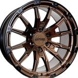 1 X Anthem Off-Road Talon 20X9 6x135 0 Hub 0 Offset Bronze Wheel Rim