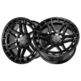 1 X Anthem Off-Road Valor 17X9 8x170 0 Hub -12 Offset Black Wheel Rim