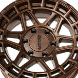 1 X Anthem Off-Road Valor 17X8.5 6x5.5 0 Hub 0 Offset Bronze Wheel Rim
