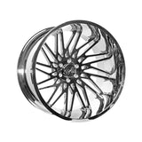 1 X ARKON OFF-ROAD Apollo 24X14 6x135 0 Hub -81 Offset Chrome Wheel Rim