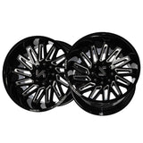 1 X ARKON OFF-ROAD Armstrong 26X14 6x5.5 0 Hub -81 Offset Black Wheel Rim