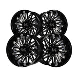 1 X ARKON OFF-ROAD Armstrong 26X14 6x5.5 0 Hub -81 Offset Black Wheel Rim