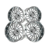 1 X ARKON OFF-ROAD Caesar 22X12 6x135 0 Hub -51 Offset Chrome Wheel Rim