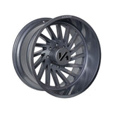 1 X ARKON OFF-ROAD Caesar 24X14 8x6.5 0 Hub -81 Offset Grey Wheel Rim