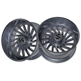 1 X ARKON OFF-ROAD Caesar 24X14 8x6.5 0 Hub -81 Offset Grey Wheel Rim