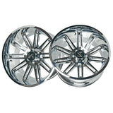 1 X ARKON OFF-ROAD Churchill 24X14 6x5.5 0 Hub -81 Offset Chrome Wheel Rim