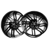 1 X ARKON OFF-ROAD DaVinci 20X10 8x6.5 0 Hub -25 Offset Black Wheel Rim