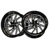 1 X ARKON OFF-ROAD Kennedy 22X12 8x6.5 0 Hub -51 Offset Black Wheel Rim