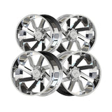 1 X ARKON OFF-ROAD Lincoln 26X14 6x5.5 0 Hub -81 Offset Chrome Wheel Rim