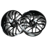 1 X ARKON OFF-ROAD Mandela 24X14 6x5.5 0 Hub -81 Offset Black Wheel Rim